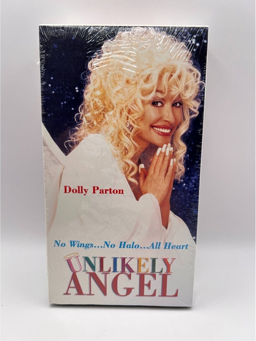 Unlikely Angel VHS Standard Dolly Parton 1996 Holiday Michael Switzer
